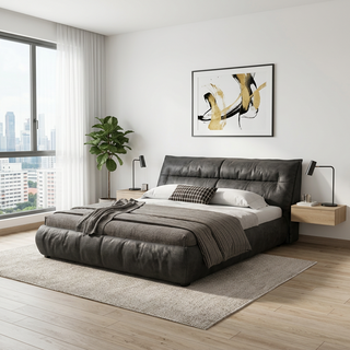 Thorin Leather Bed Frame
