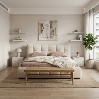 Bravor Leather Bed Frame