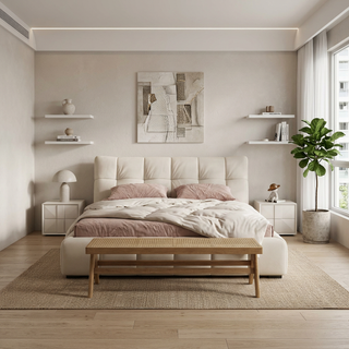 Bravor Leather Bed Frame