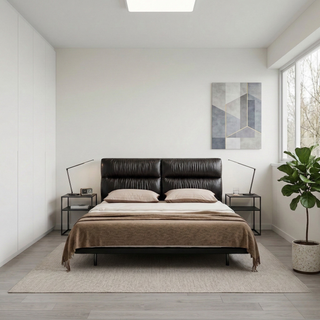 Exon Leather Bed Frame