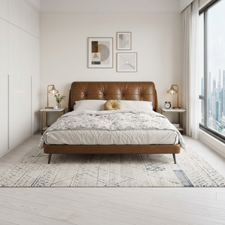 Lucerne Leather Bed Frame