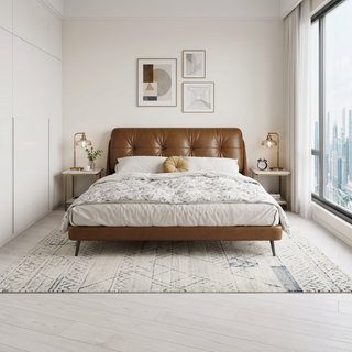 Lucerne Leather Bed Frame