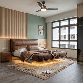 Isola Leather Bed Frame