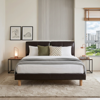 Amaris Leather Bed Frame