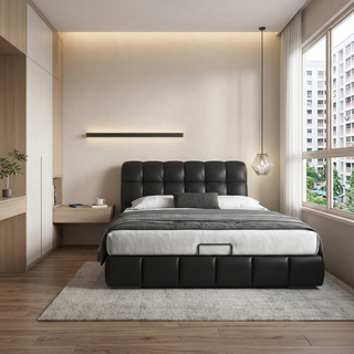 Arvida Leather Bed Frame
