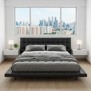 Homora Leather Bed Frame