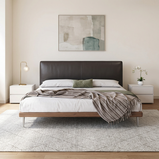 Zenvia Leather Bed Frame