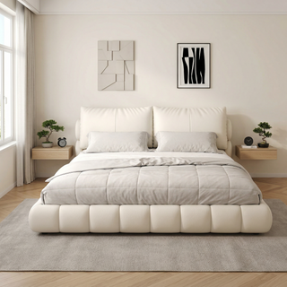 Verena Leather Bed Frame