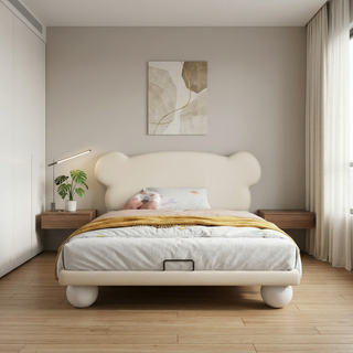 Norvia Leather Bed Frame