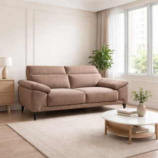 Terrava Fabric Adjustable Headrest Sofa by Esteller (Pet Friendly & Easy Clean)