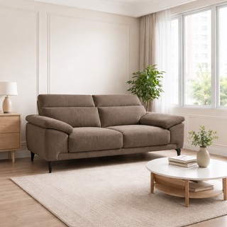 Terrava Fabric Adjustable Headrest Sofa by Esteller (Pet Friendly & Easy Clean)