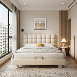 Zenelle Leather Bed Frame