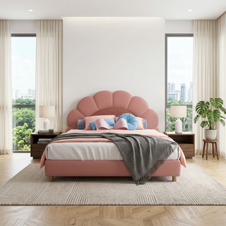 Nevora Leather Bed Frame