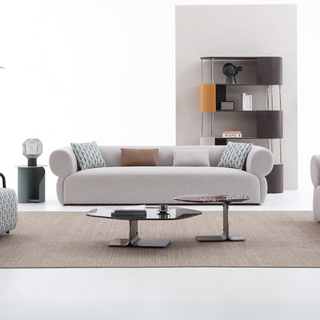 Bruna Boucle Fabric Sofa