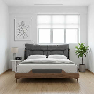 Rovira Leather Bed Frame