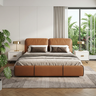 Levina Leather Bed Frame