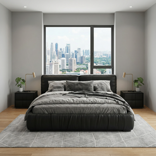 Elvorae Leather Bed Frame