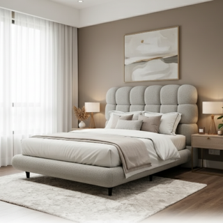 Noctis Fabric Bed Frame by Esteller (Pet Friendly & Easy Clean)