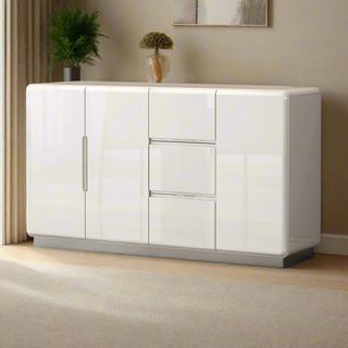 Estrella Gloss White Sideboard (140cm)