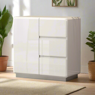 Estrella Gloss White Sideboard (80cm)