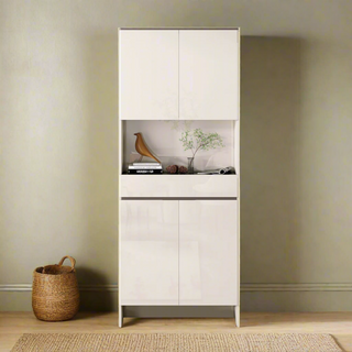 Wavianne Tall Shoe Cabinet (80cm)