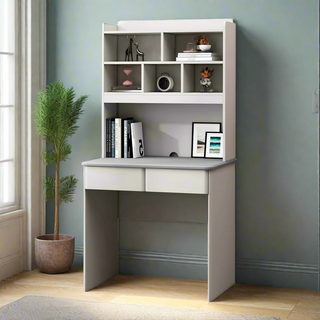 Marielle Study Desk with Hutch (100cm)