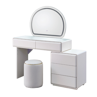 Cascianne Extendable Dressing Table with Dressing Stool