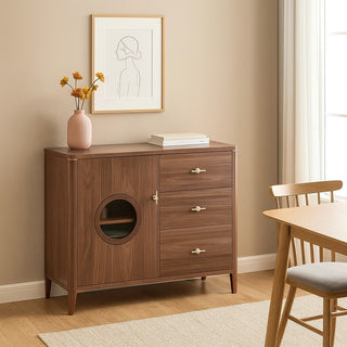 Destin Junior Wooden Buffet Hutch (100cm)