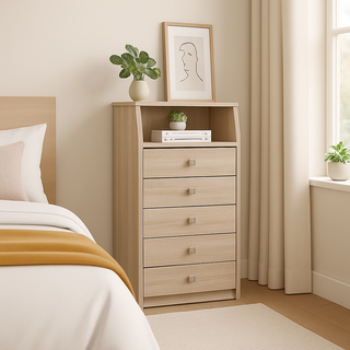 Osiris Oak Chest Of Drawer (54cm)