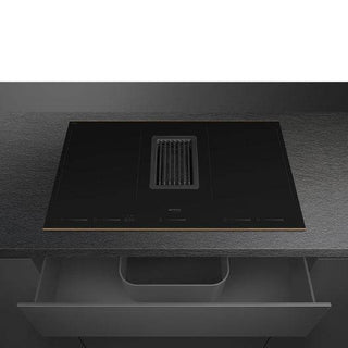Megafurniture | SMEG 83cm Venting Induction Hob with Copper Trim (4 Cook Zones) HOBD682R1 | Hob