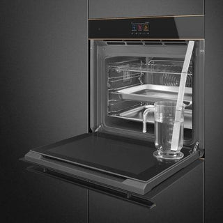 Megafurniture | SMEG Galileo 60cm Dolce Still Novo Steam100 Pro Multifunction Combi Oven SO6604S4PNR | Built-in Oven