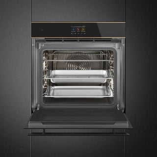Megafurniture | SMEG Galileo 60cm Dolce Still Novo Steam100 Pro Multifunction Combi Oven SO6604S4PNR | Built-in Oven
