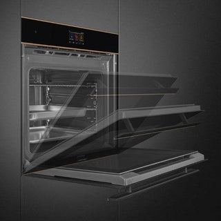 Megafurniture | SMEG Galileo 60cm Dolce Still Novo Steam100 Pro Multifunction Combi Oven SO6604S4PNR | Built-in Oven