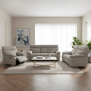 Novar Fabric Recliner Sofa by Esteller (Pet Friendly & Easy Clean)