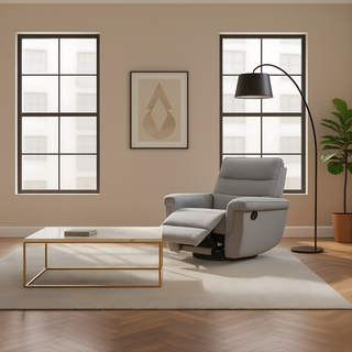 Fynric Fabric Recliner Sofa by Esteller (Pet Friendly & Easy Clean)