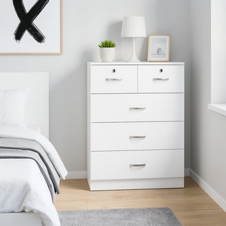 Myrton Chest of Drawers in White (80cm)