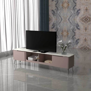 Megafurniture | Samira Polished Sintered Stone TV Console (180cm) | TV Console