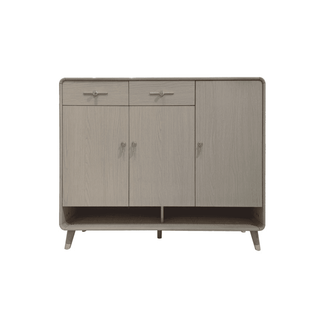 Megafurniture | Sandro 3 Door Wooden Shoe Cabinet in Pine (120cm) | Shoe Cabinet