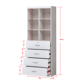 Megafurniture | Saphira IV Bookshelf | Bookshelf