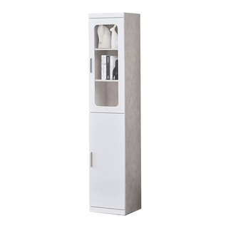 Megafurniture | Saphira Slim White Bookshelf | Bookshelf