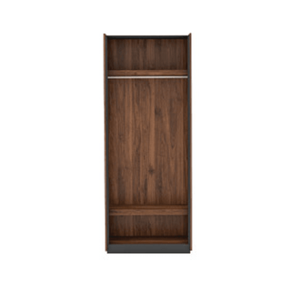 Megafurniture | Scout 2 Door Wooden Wardrobe (80cm) | Open Door Wardrobe