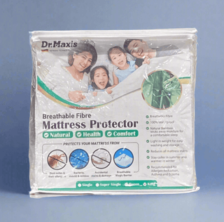 Dr. Maxis Breathable Fibre Waterproof Mattress Protector (Fitted)