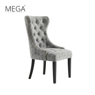Auren Marble Dining Table & Segin Chesterfield Dining Chair Set (1+8)