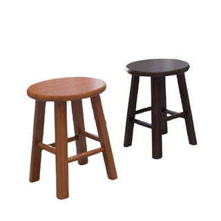 Megafurniture | [Set of 4] Elarion Junior Wooden Stool | Bar Stool