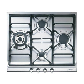 Megafurniture | Smeg Gas Hob 4 Burners SER60SGH3 (Stainless Steel) | Hob