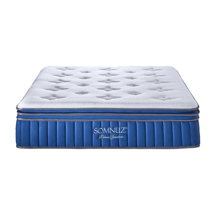 Megafurniture | Somnuz® Roman Grandiose 14 Inch Individual Pocketed Spring Cooling Mattress | Mattress