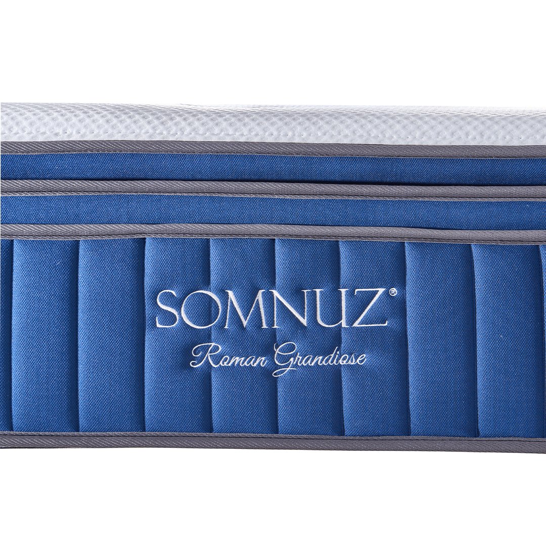 Megafurniture | Somnuz® Roman Grandiose 14 Inch Individual Pocketed Spring Cooling Mattress | Mattress