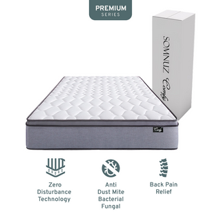 Somnuz® Comfy 10inch Individual Pocketed Spring Mattress