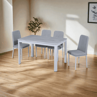 Megafurniture | Sylvie Marble Dining Set (1+4) | Dining Set