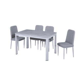 Megafurniture | Sylvie Marble Dining Set (1+4) | Dining Set